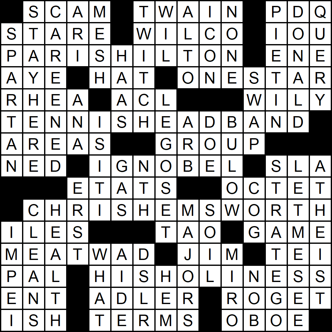 "Never Say Never" crossword answers